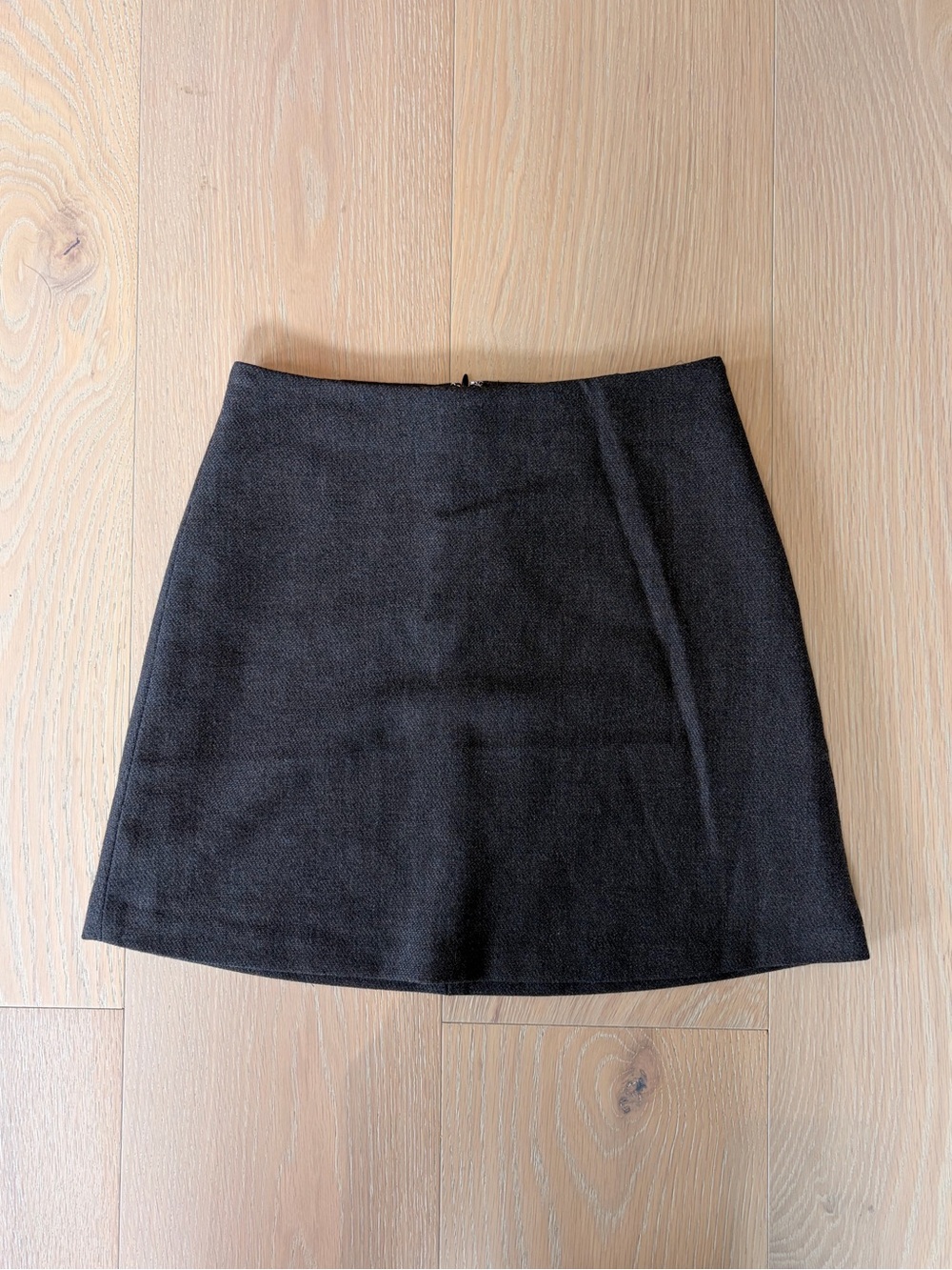 Wilfred Aritzia Grey Brown A-Line Mini Skirt Size 0